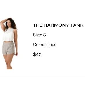 Balance athletica tank, white